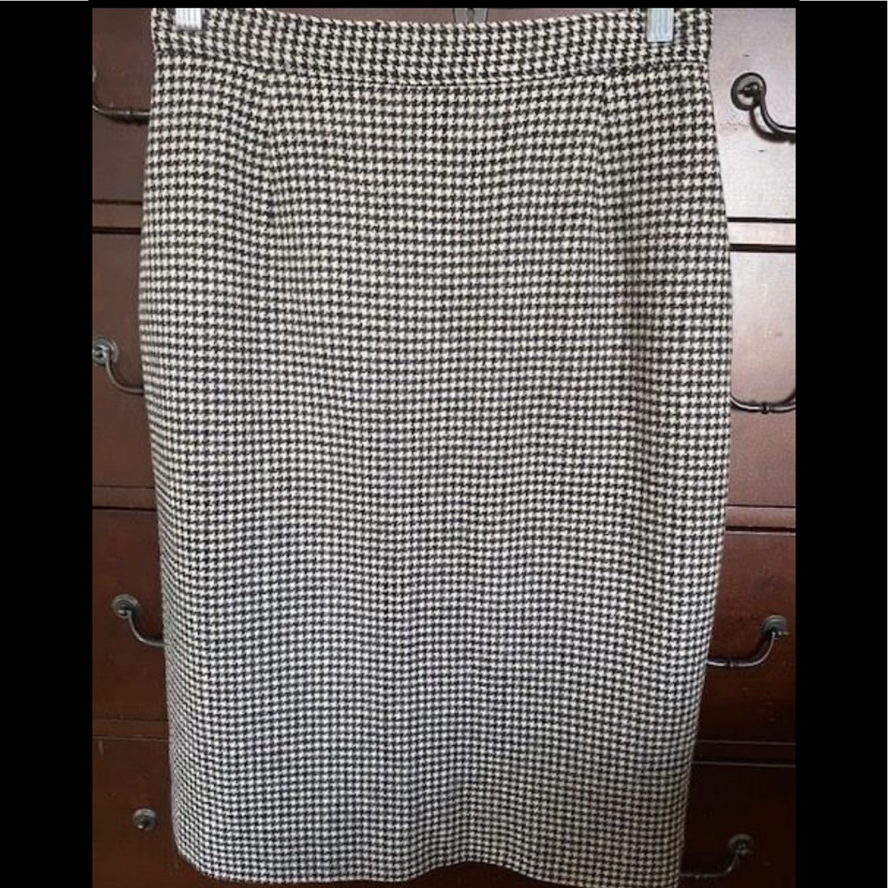 J.crew houndstooth skirt